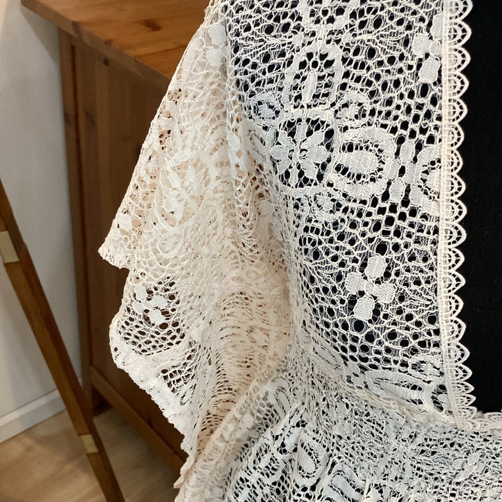 Lace swim cover up - Picture 3 of 13